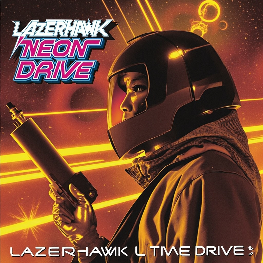 Cover art for Lazerhawk Neon Drive