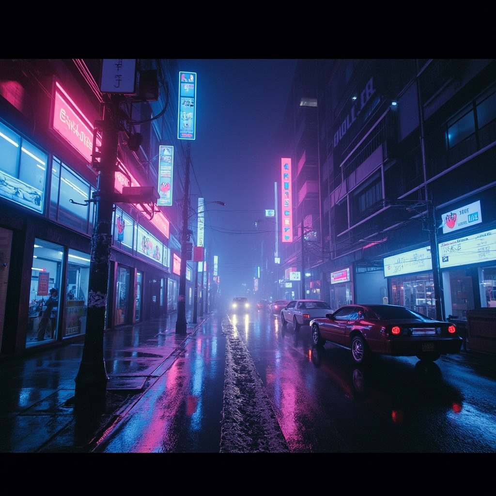 Cover art for Neon Chrome Nights
