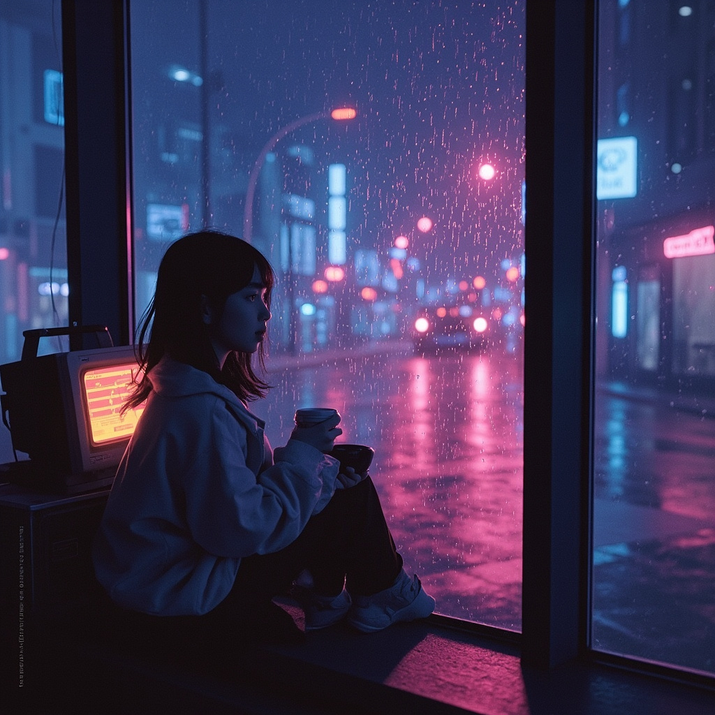 Cover art for Cozy Vaporwave Night