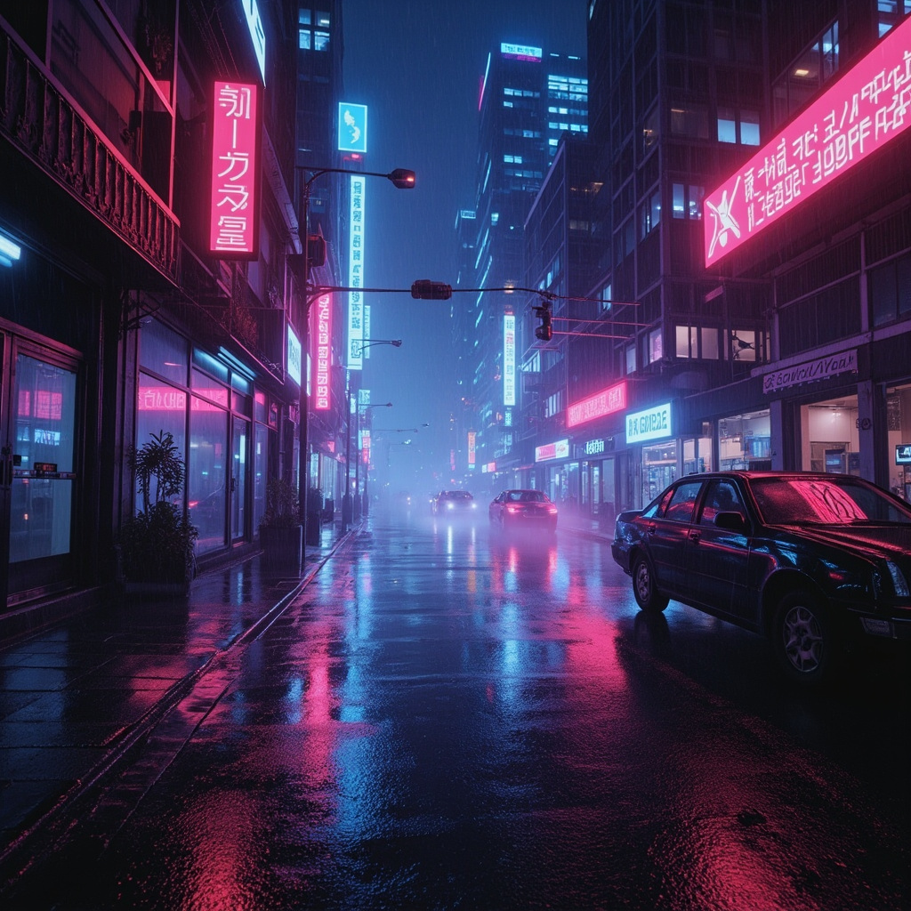 Cover art for Neon Rain Protocol