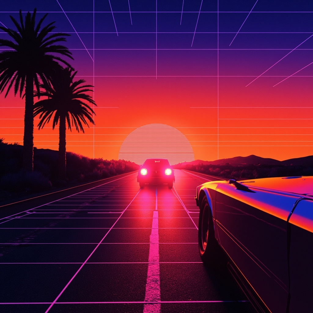 Cover art for Neon Sunset Grid