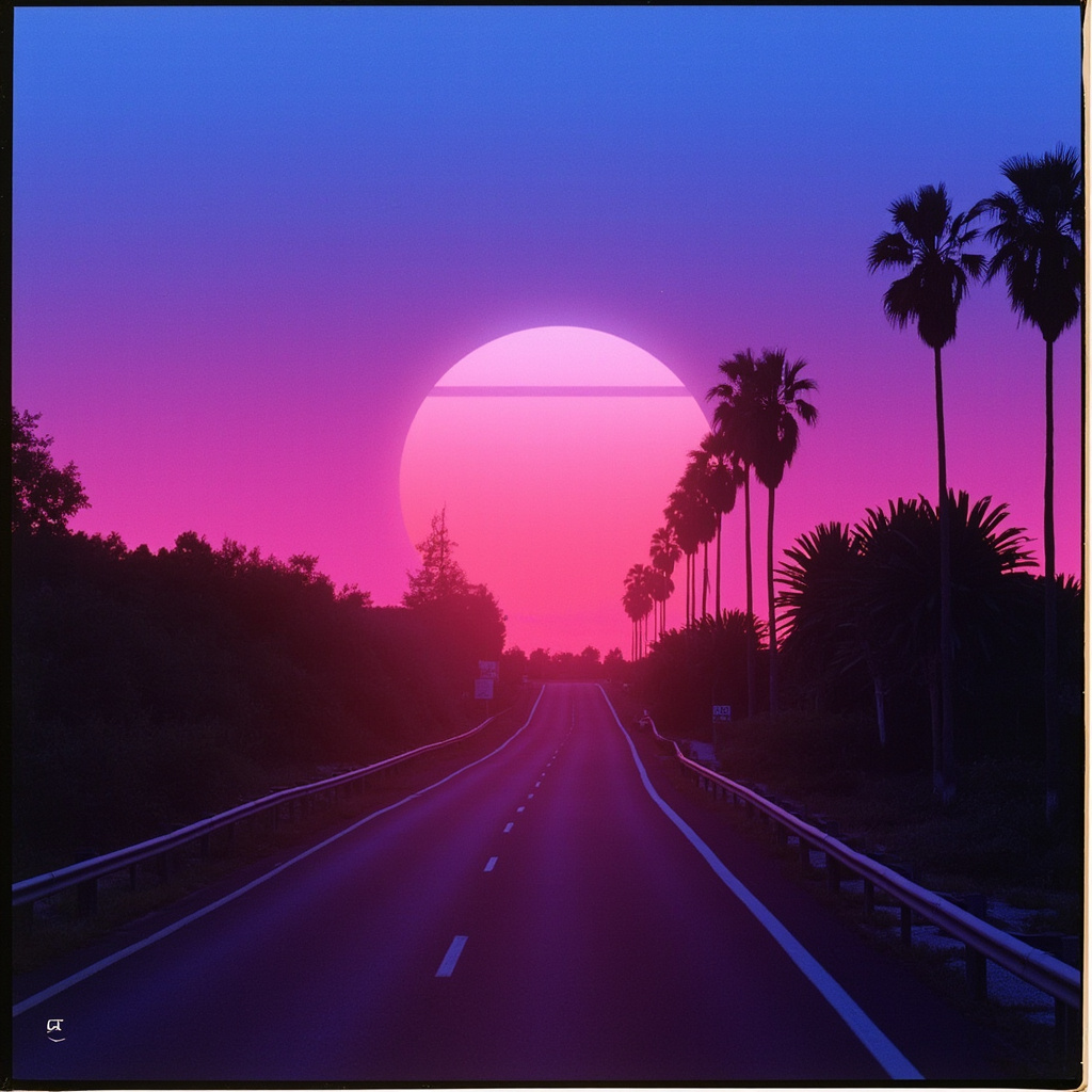 Cover art for Retrowave Sundrift