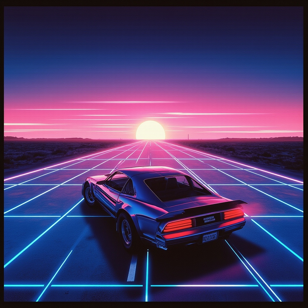 Cover art for Neon Grid Horizon