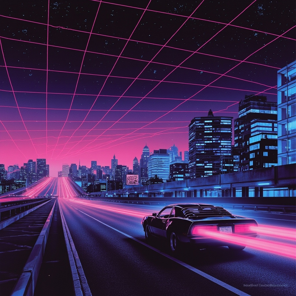 Cover art for Synthwave Nightdrive