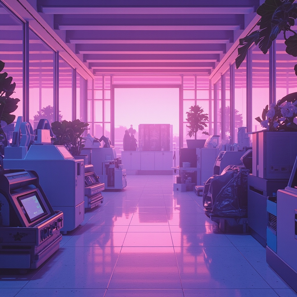 Cover art for Hazy Neon District